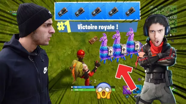 OMG ON A TROUVER DES LAMA SUR FORTNITE BATTLE ROYAL !