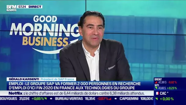 Gérald Karsenti (SAP France) : SAP va former 2 000 personnes en recherche d'emploi d'ici fin 2020