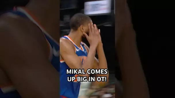 Mikal Bridges was the HERO in OT for the Knicks!