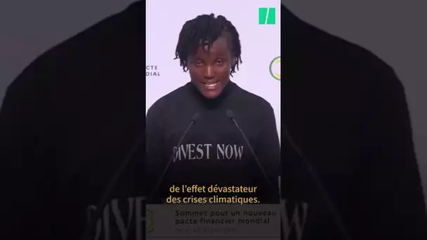 Réchauffement climatique : Vanessa Nakate impose une minute de silence lors d'un Sommet à Paris