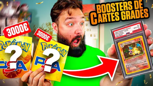 MEILLEURE OUVERTURE DE BOOSTERS PSA POKEMON DE CARTE GRADÉE !