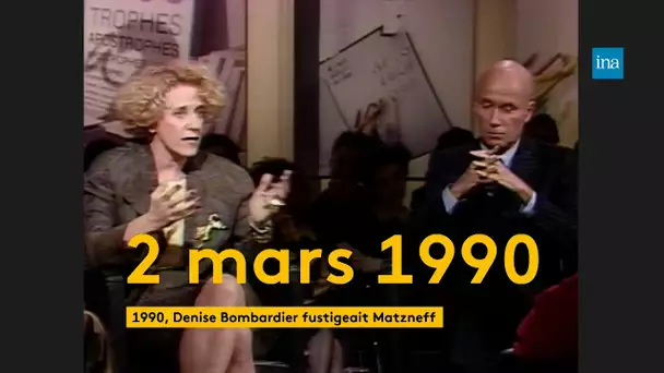 1990, Denise Bombardier fustigeait Matzneff | Franceinfo INA