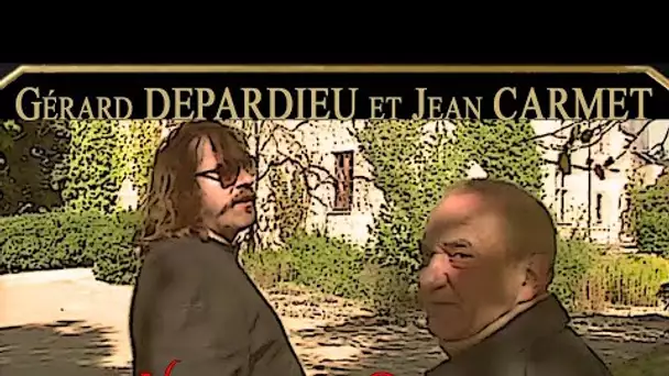 GERARD DEPARDIEU et JEAN CARMET - visite de la chapelle