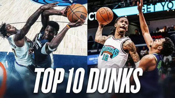 Ant vs Ja: Top 10 Dunks of the Season!
