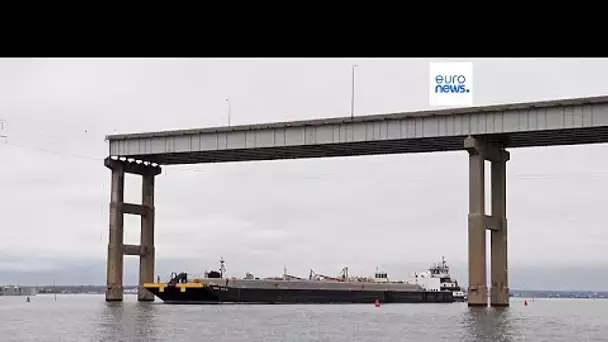 Pont effondré à Baltimore aux États-Unis : un couloir de navigation a été ouvert