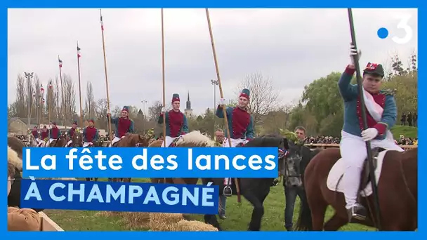 Sarthe : la fête des lances de Champagné, 700 ans que ça dure!