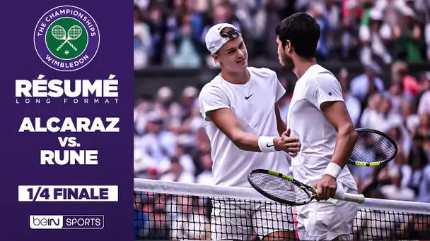 Résumé - Wimbledon : Carlos ALCARAZ VS Holger RUNE