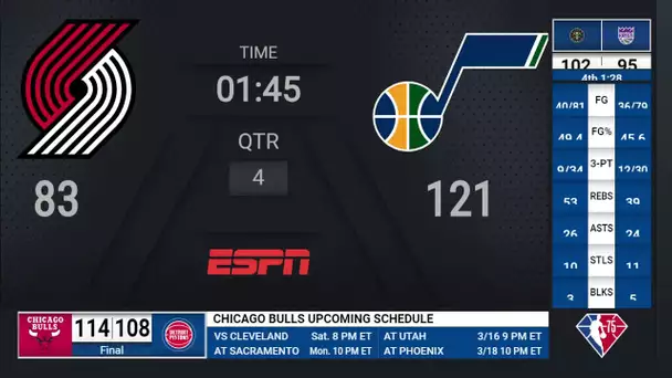 Suns @ Heat | NBA on ESPN Live Scoreboard