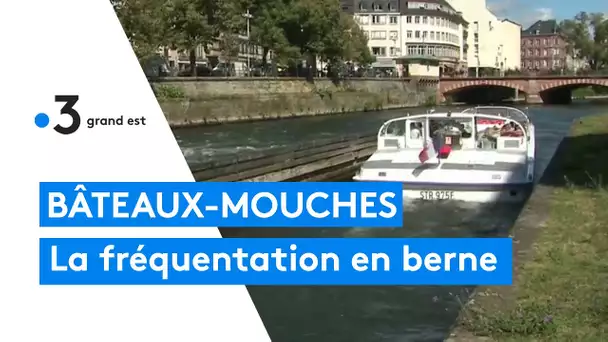 Bâteau-mouches : la fréquentation est en forte baisse