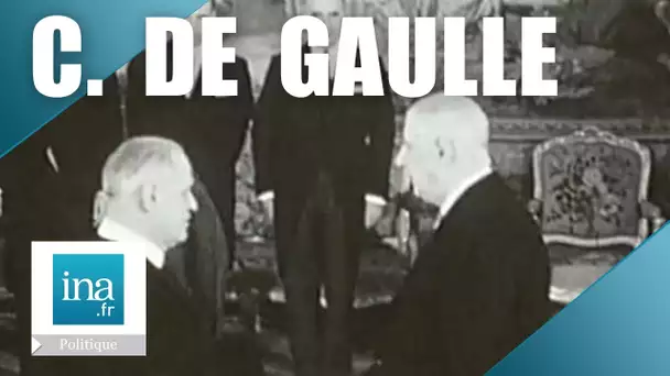 L'investiture de Charles De Gaulle à la Présidence de la République | Archive INA