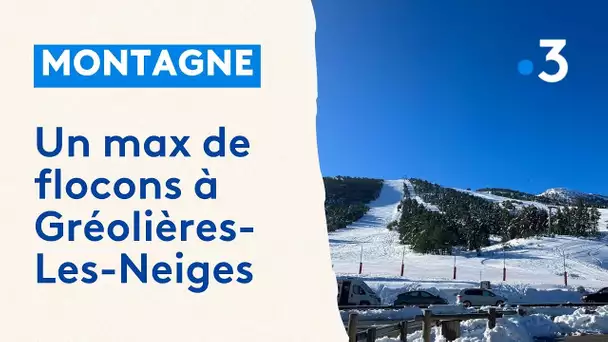 La station de ski de Gréolières-les-Neiges, croule sous la neige