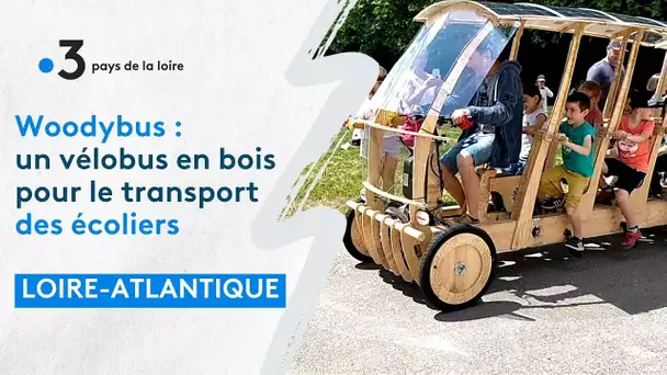 Woodybus : un vélobus en bois pour le transport des écoliers