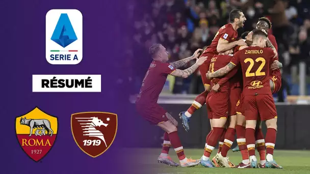 🇮🇹  Résumé - Serie A : La Roma renverse la Salernitana dans les 10 dernières minutes !