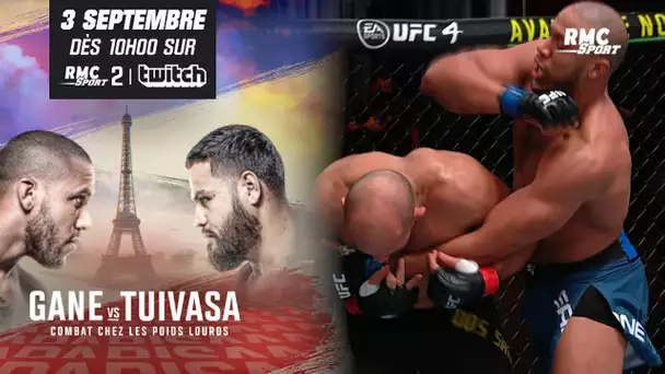 UFC Paris : L'énorme KO de Gane infligé à la légende brésilienne du MMA Dos Santos (replay)