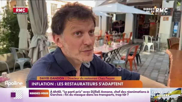 Inflation : les restaurateurs doivent s'adapter