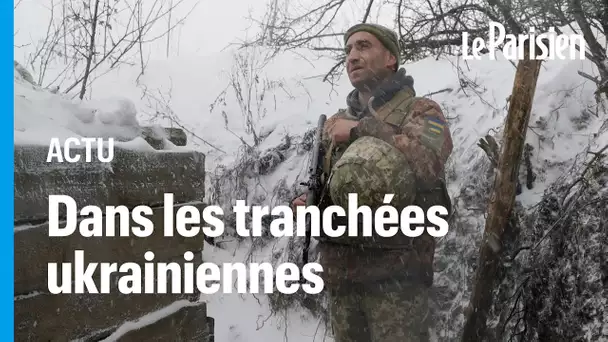 En Ukraine, les soldats bravent le froid des tranchées face à la menace Russe