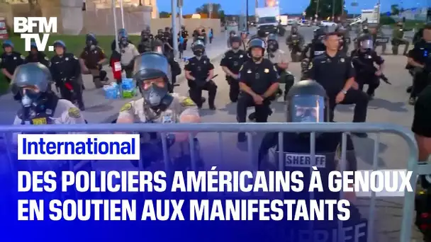 Pourquoi des policiers américains posent-ils un genou à terre en soutien aux manifestants ?