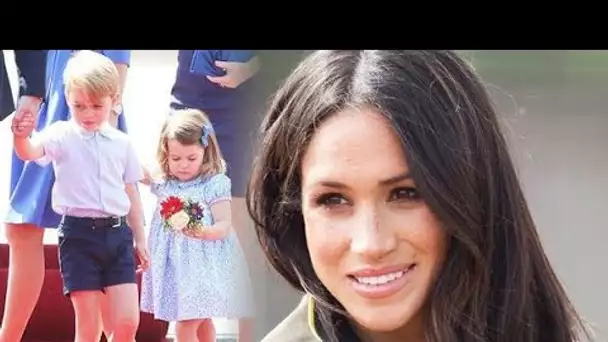 La princesse Charlotte et le prince George ont réfuté les affirmations de Meghan Markle avec un gest