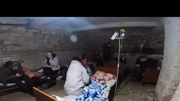 Kharkiv : un abri anti-bombes transformé en hôpital pour enfants