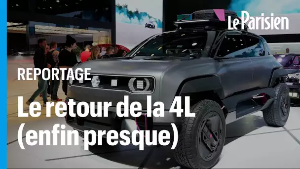 Mondial de l’auto de Paris : la 4L est de retour… et elle a beaucoup changé