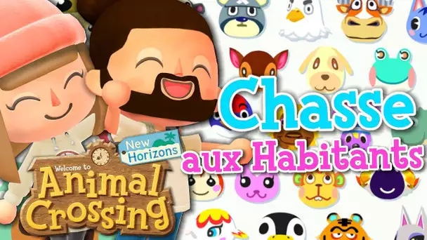 NOTRE PLUS GRANDE CHASSE A L'HABITANT ! (60 tickets) | ANIMAL CROSSING NEW HORIZONS EPISODE 44 CO-OP