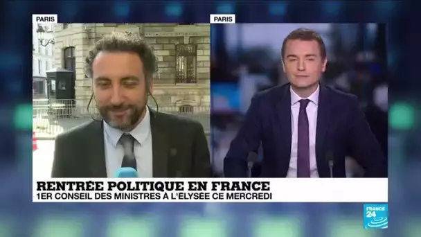 Rentrée politique en France : 1er Conseil des ministres après l'été