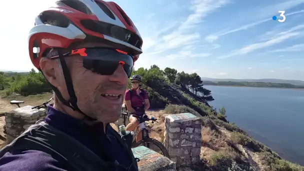 Le tour de l'étang de Bages-Sijean en VTT avec Zinzin Reporter