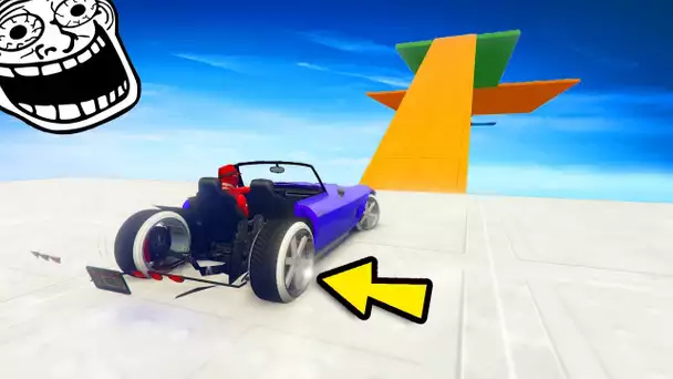 LE PLUS GROS BUG DE GTA 5 DANS UNE COURSE TROLL !