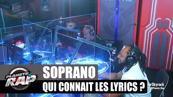Soprano - Qui connaît les lyrics ? avec Dj Carlton, Djaresma, Zak & Diego ! #PlanèteRap