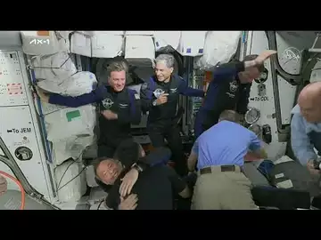 La première mission spatiale entièrement privée AX-1 est arrivée sur l'ISS