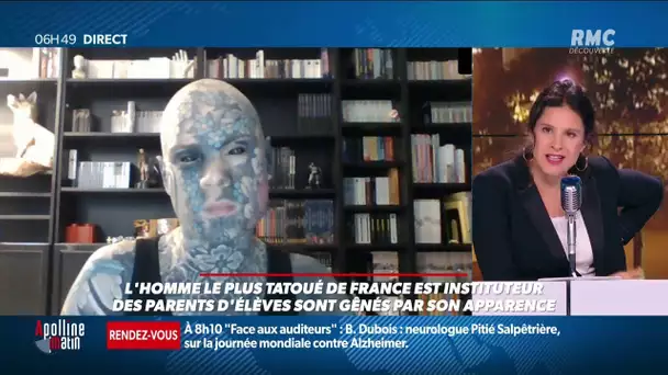 L'homme le plus tatoué de France est instit': "L'habit ne fait pas le moine", se défend-il