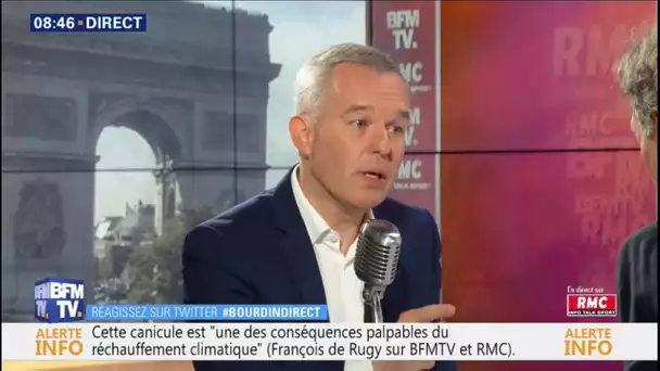 François de Rugy parle de la possible création d'une vignette pour les poids-lourds en transit