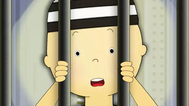 Caillou et L'Évasion de Prison | Caillou en Français