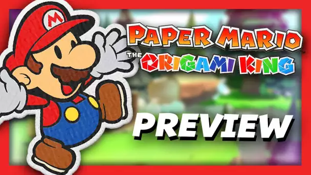 J'ai joué à Paper Mario : The Origami King ! (Gameplay)