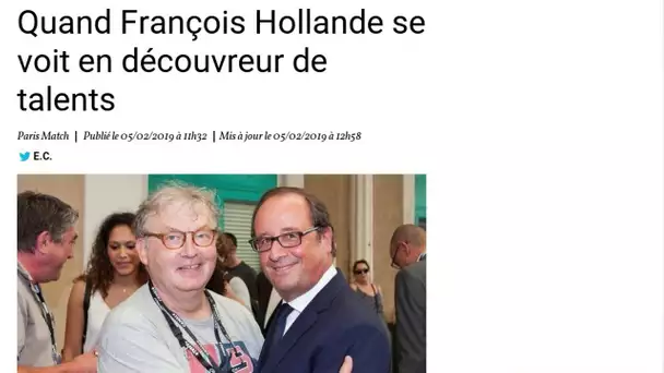 Quand François Hollande se compare à un agent de stars