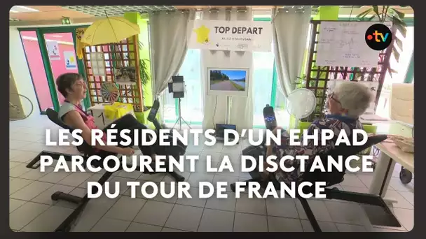 Tour de France : Les résidents d'un Ehpad n'hésitent pas à mouiller le maillot