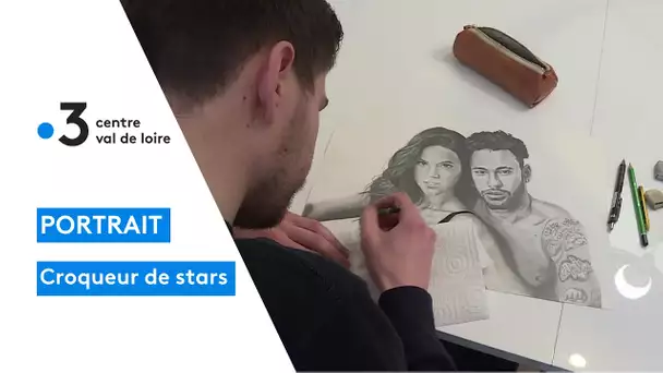 Tours : il rencontre des célébrités grâce aux dessins qu'il leur fait, découvrez son portrait