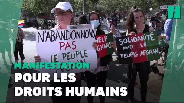 “N’abandonnons pas le peuple afghan!": des centaines de personnes manifestent à Paris