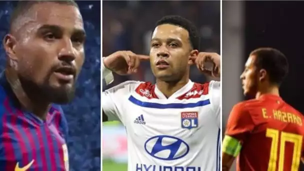 Depay et Aulas fracassent les supporters de l'Asse, hazard avec messi et Ronaldo ? Boateng barca