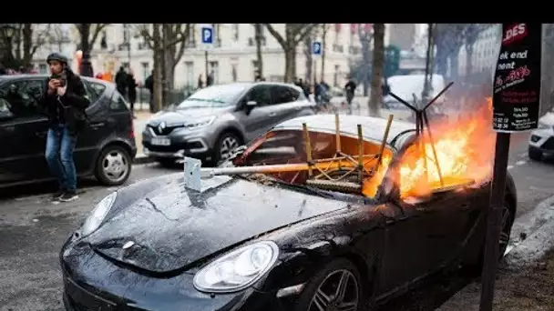 Gilets jaunes : la voiture d'un chef incendiée