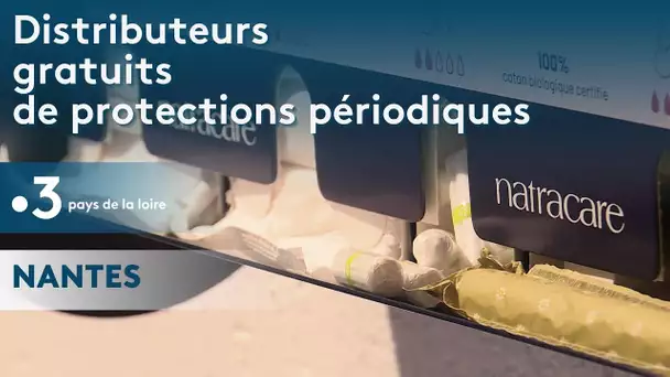 Distributeurs gratuits de protections périodiques à Nantes