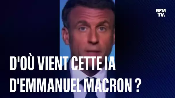D'où vient cette intelligence artificielle, version sarcastique, d'Emmanuel Macron?
