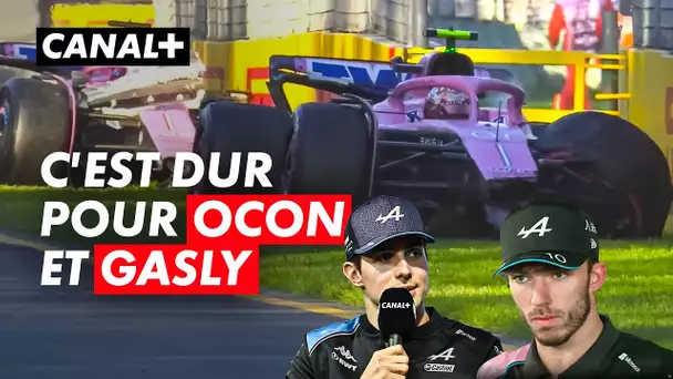 Le crash d'Esteban Ocon et de Pierre Gasly - Grand Prix d'Australie - F1