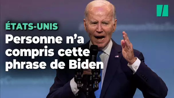 Joe Biden a lancé « God save the Queen » après son discours et personne n’a compris pourquoi