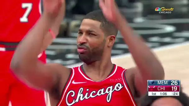 Tristan Thompson Can Only Smile on Funny Free Throw Sequence 😆