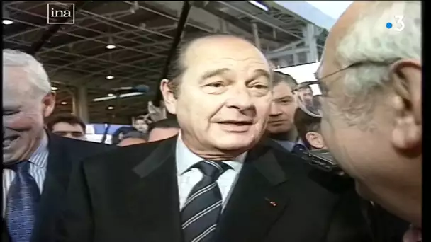 Chirac au de salon agriculture, avec les limousines