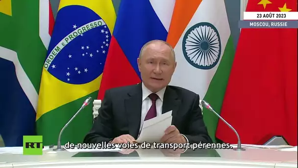 Discours de Vladimir Poutine lors du sommet des BRICS