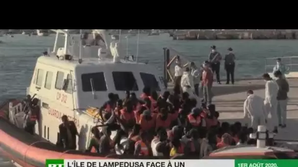 L’île de Lampedusa dépassée par la crise migratoire
