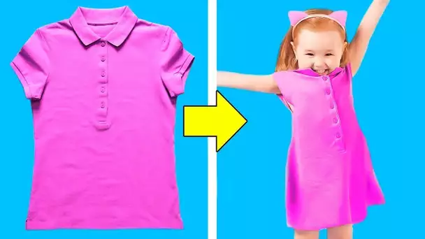 12 ASTUCES VÊTEMENTS QUI IMPRESSIONNERONT LES PARENTS ET LEURS ENFANTS