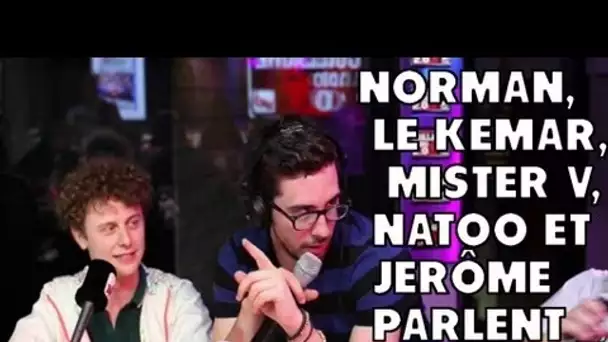 Norman, Mister V, Natoo et Jérôme parlent de sexe !